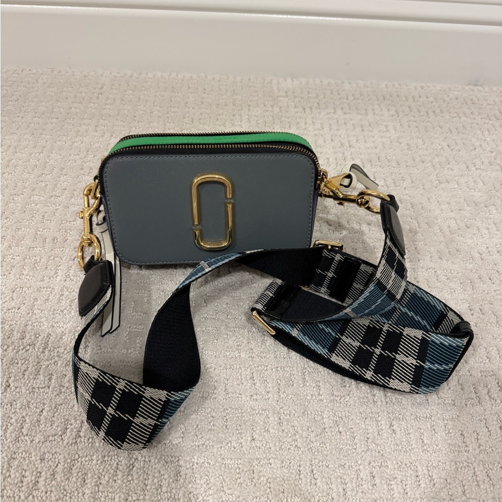 Marc Jacobs snapshot crossbody bag slate multi